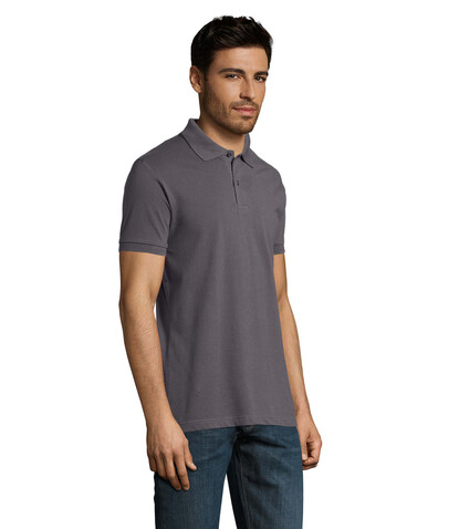 PERFECT MEN Polo 180g - Dunkelgrau bedrucken, Art.-Nr. S11346-DG-XL PERFECT MEN Polo 180g - Dunkelgrau bedrucken, Art.-Nr. S11346-DG-XL