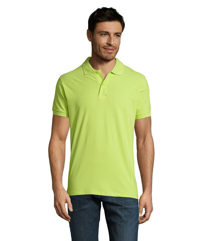 PERFECT MEN Polo 180g - Apple Green bedrucken, Art.-Nr. S11346-AG-M PERFECT MEN Polo 180g - Apple Green bedrucken, Art.-Nr. S11346-AG-M