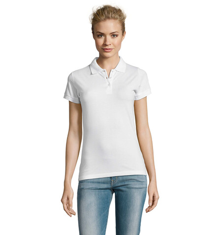 PERFECT DAMEN POLO 180g - White bedrucken, Art.-Nr. S11347-WH-XXL PERFECT DAMEN POLO 180g - White bedrucken, Art.-Nr. S11347-WH-XXL