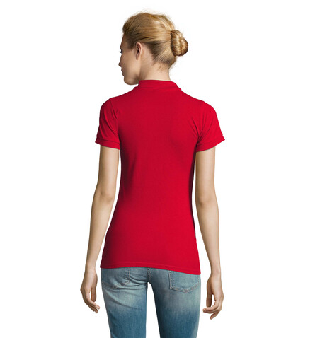 PERFECT DAMEN POLO 180g - Red bedrucken, Art.-Nr. S11347-RD-L PERFECT DAMEN POLO 180g - Red bedrucken, Art.-Nr. S11347-RD-L