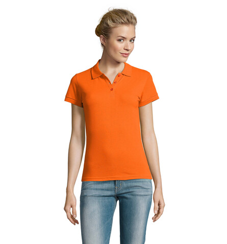 PERFECT DAMEN POLO 180g - Orange bedrucken, Art.-Nr. S11347-OR-XL