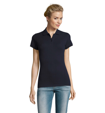 PERFECT DAMEN POLO 180g - French Navy bedrucken, Art.-Nr. S11347-FN-M