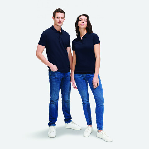 PERFECT DAMEN POLO 180g - French Navy bedrucken, Art.-Nr. S11347-FN-M
