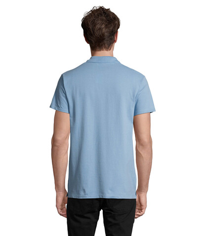 SPRING II MEN Polo 210g - Sky Blue Pique bedrucken, Art.-Nr. S11362-SP-XXL SPRING II MEN Polo 210g - Sky Blue Pique bedrucken, Art.-Nr. S11362-SP-XXL