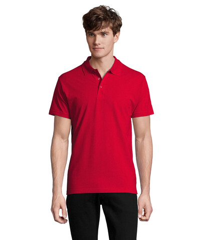 SPRING II MEN Polo 210g - Red bedrucken, Art.-Nr. S11362-RD-S SPRING II MEN Polo 210g - Red bedrucken, Art.-Nr. S11362-RD-S