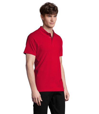 SPRING II MEN Polo 210g - Red bedrucken, Art.-Nr. S11362-RD-S SPRING II MEN Polo 210g - Red bedrucken, Art.-Nr. S11362-RD-S
