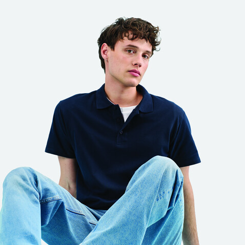 SPRING II MEN Polo 210g - Navy bedrucken, Art.-Nr. S11362-NY-XL
