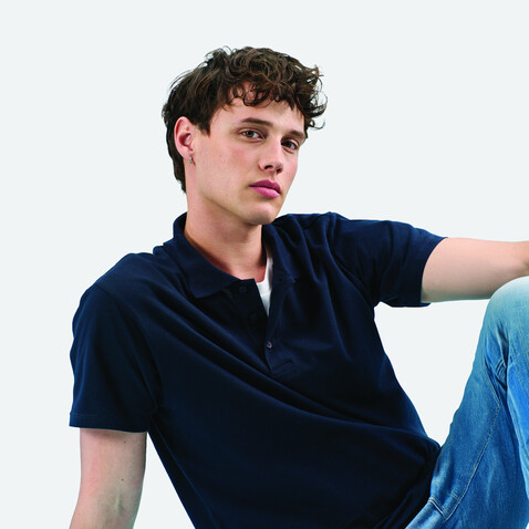 SPRING II MEN Polo 210g - Navy bedrucken, Art.-Nr. S11362-NY-XL