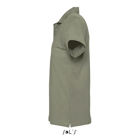 SPRING II MEN Polo 210g - Khaki bedrucken, Art.-Nr. S11362-KH-M
