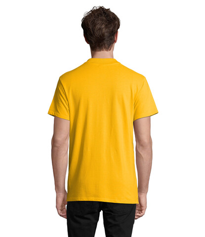 SPRING II MEN Polo 210g - Gold bedrucken, Art.-Nr. S11362-GO-XXL