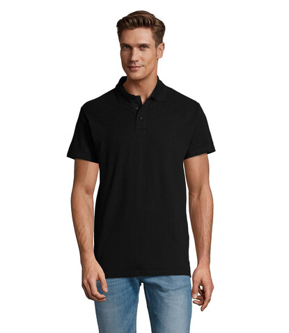 SPRING II MEN Polo 210g - Schwarz bedrucken, Art.-Nr. S11362-BK-S SPRING II MEN Polo 210g - Schwarz bedrucken, Art.-Nr. S11362-BK-S