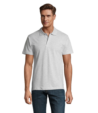 SPRING II MEN Polo 210g - Ash bedrucken, Art.-Nr. S11362-AS-XXL SPRING II MEN Polo 210g - Ash bedrucken, Art.-Nr. S11362-AS-XXL