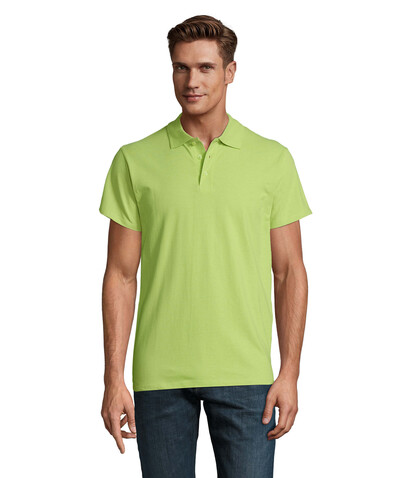 SPRING II MEN Polo 210g - Apple Green bedrucken, Art.-Nr. S11362-AG-XL