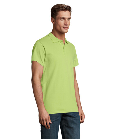SPRING II MEN Polo 210g - Apple Green bedrucken, Art.-Nr. S11362-AG-XL