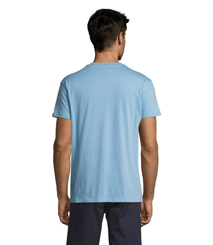 REGENT Uni T-Shirt 150g - Sky Blue bedrucken, Art.-Nr. S11380-SK-4XL