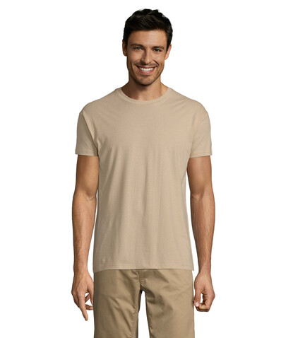 REGENT Uni T-Shirt 150g - Sand bedrucken, Art.-Nr. S11380-SA-XS REGENT Uni T-Shirt 150g - Sand bedrucken, Art.-Nr. S11380-SA-XS