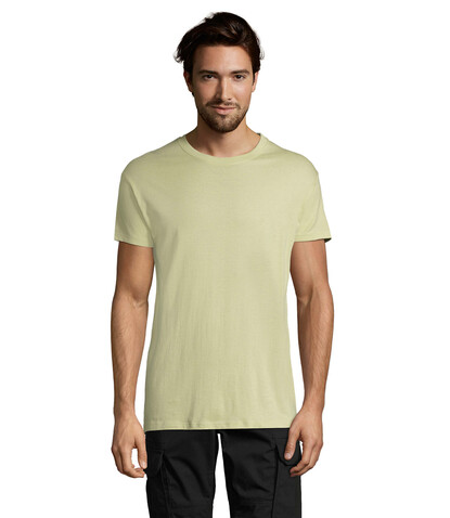 REGENT Uni T-Shirt 150g - Sage Green bedrucken, Art.-Nr. S11380-SG-XL REGENT Uni T-Shirt 150g - Sage Green bedrucken, Art.-Nr. S11380-SG-XL