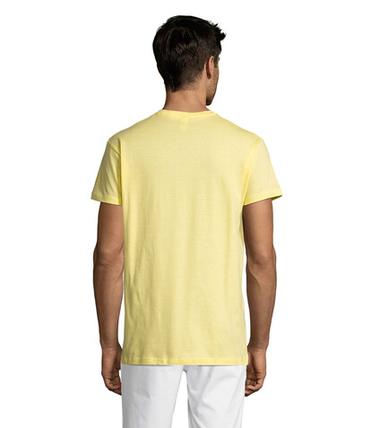 REGENT Uni T-Shirt 150g - Hellgelb bedrucken, Art.-Nr. S11380-PY-XS