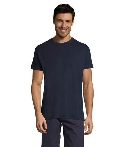 REGENT Uni T-Shirt 150g - French Navy bedrucken, Art.-Nr. S11380-FN-XS