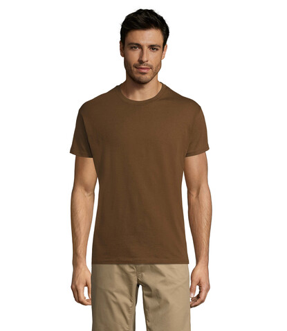REGENT Uni T-Shirt 150g - Erde bedrucken, Art.-Nr. S11380-EA-L REGENT Uni T-Shirt 150g - Erde bedrucken, Art.-Nr. S11380-EA-L