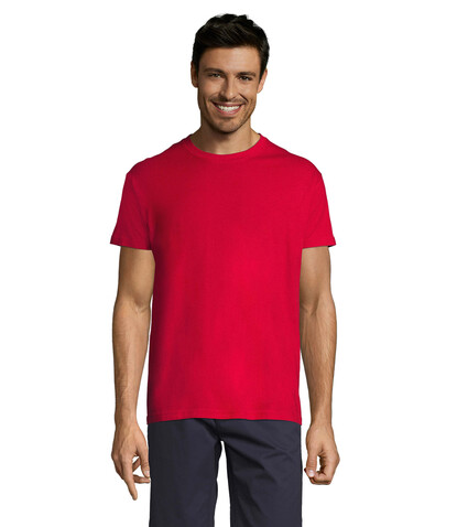REGENT Uni T-Shirt 150g - Red bedrucken, Art.-Nr. S11380-RD-4XL REGENT Uni T-Shirt 150g - Red bedrucken, Art.-Nr. S11380-RD-4XL
