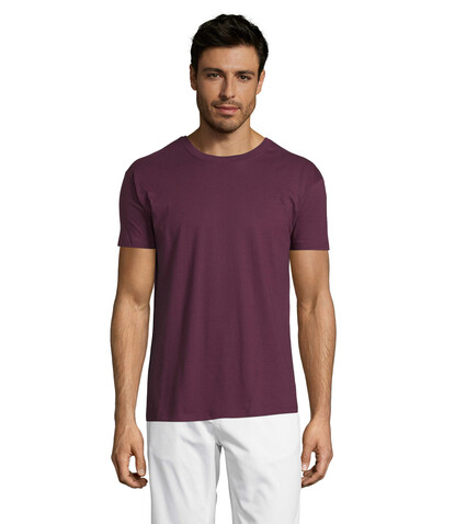 REGENT Uni T-Shirt 150g - Burgundy bedrucken, Art.-Nr. S11380-BG-XS