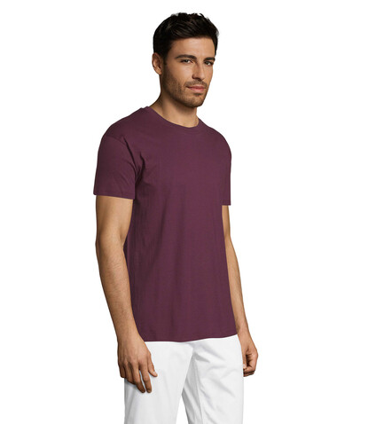 REGENT Uni T-Shirt 150g - Burgundy bedrucken, Art.-Nr. S11380-BG-XS