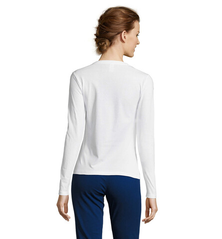 MAJESTIC DAMENT-SHIRT 150g - White bedrucken, Art.-Nr. S11425-WH-XXL MAJESTIC DAMENT-SHIRT 150g - White bedrucken, Art.-Nr. S11425-WH-XXL
