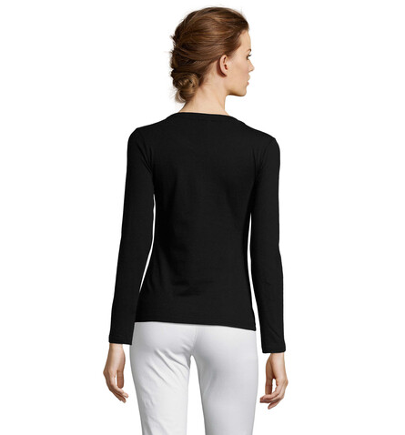 MAJESTIC DAMENT-SHIRT 150g - Deep Black bedrucken, Art.-Nr. S11425-DB-XXL MAJESTIC DAMENT-SHIRT 150g - Deep Black bedrucken, Art.-Nr. S11425-DB-XXL