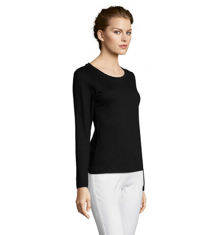 MAJESTIC DAMENT-SHIRT 150g - Deep Black bedrucken, Art.-Nr. S11425-DB-XXL MAJESTIC DAMENT-SHIRT 150g - Deep Black bedrucken, Art.-Nr. S11425-DB-XXL