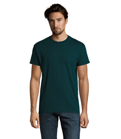 IMPERIAL MEN T-Shirt 190g - Petroleum Blau bedrucken, Art.-Nr. S11500-PB-XXL IMPERIAL MEN T-Shirt 190g - Petroleum Blau bedrucken, Art.-Nr. S11500-PB-XXL