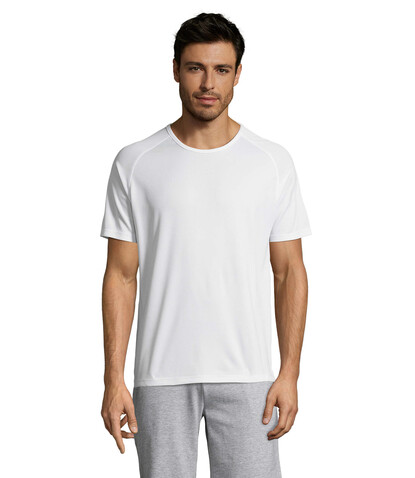 SPORTY MEN T-Shirt - White bedrucken, Art.-Nr. S11939-WH-XL SPORTY MEN T-Shirt - White bedrucken, Art.-Nr. S11939-WH-XL
