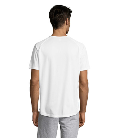 SPORTY MEN T-Shirt - White bedrucken, Art.-Nr. S11939-WH-XL SPORTY MEN T-Shirt - White bedrucken, Art.-Nr. S11939-WH-XL