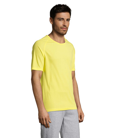 SPORTY MEN T-Shirt - Lemon bedrucken, Art.-Nr. S11939-LE-S