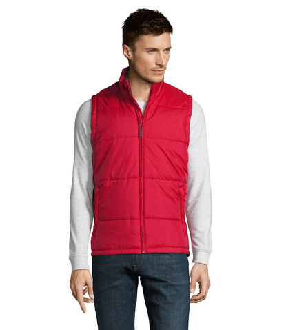 WARM MEN Bodywarmer - Red bedrucken, Art.-Nr. S44002-RD-3XL
