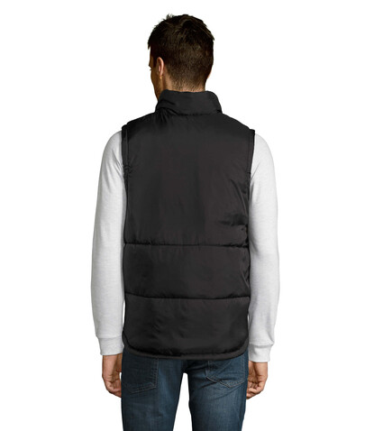 WARM MEN Bodywarmer - Schwarz bedrucken, Art.-Nr. S44002-BK-3XL
