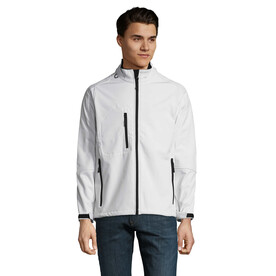 RELAX HERREN JACKE 340g - White bedrucken, Art.-Nr. S46600-WH-XXL