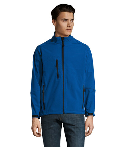 RELAX HERREN JACKE 340g - Royal Blue bedrucken, Art.-Nr. S46600-RB-S