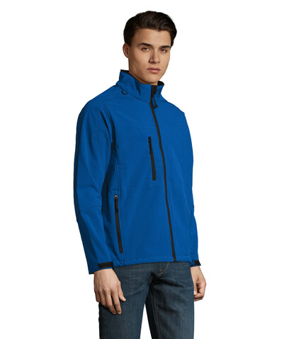 RELAX HERREN JACKE 340g - Royal Blue bedrucken, Art.-Nr. S46600-RB-S