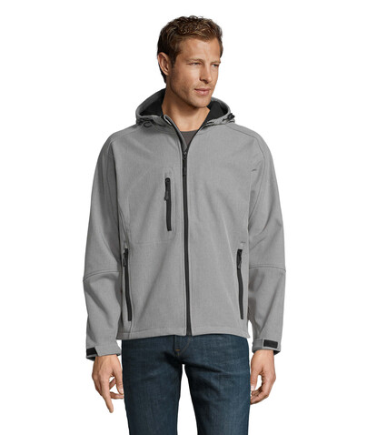 REPLAY Herren Jacke 340g - Graue Melange bedrucken, Art.-Nr. S46602-GM-XS REPLAY Herren Jacke 340g - Graue Melange bedrucken, Art.-Nr. S46602-GM-XS