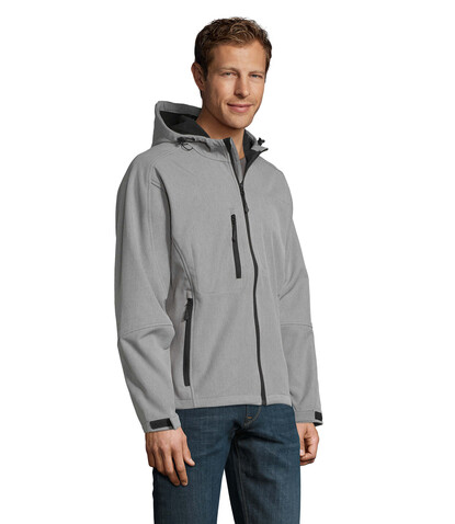 REPLAY Herren Jacke 340g - Graue Melange bedrucken, Art.-Nr. S46602-GM-XS REPLAY Herren Jacke 340g - Graue Melange bedrucken, Art.-Nr. S46602-GM-XS