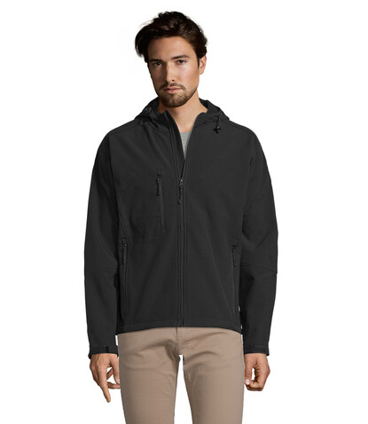REPLAY Herren Jacke 340g - Schwarz bedrucken, Art.-Nr. S46602-BK-XS