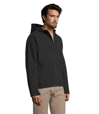 REPLAY Herren Jacke 340g - Schwarz bedrucken, Art.-Nr. S46602-BK-XS