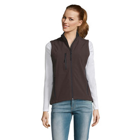RALLYE WOMEN SOFTSHELL - Dark Chocolate bedrucken, Art.-Nr. S46801-DC-XXL