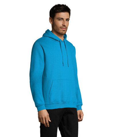 SNAKE Hoodie - Aqua bedrucken, Art.-Nr. S47101-AQ-S