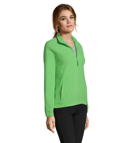 NORTH DAMEN FL JACKE  300g - Lime bedrucken, Art.-Nr. S54500-LM-XL