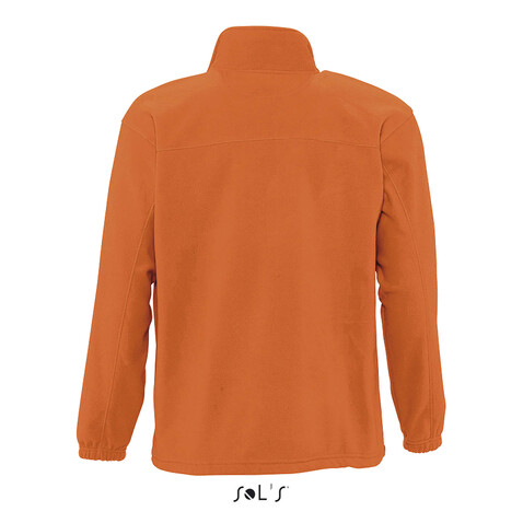 NORTH MEN Fleece-Jacke - Orange bedrucken, Art.-Nr. S55000-OR-XXL