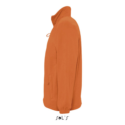 NORTH MEN Fleece-Jacke - Orange bedrucken, Art.-Nr. S55000-OR-XXL