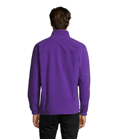 NORTH MEN Fleece-Jacke - Dark Purple bedrucken, Art.-Nr. S55000-DA-XXL NORTH MEN Fleece-Jacke - Dark Purple bedrucken, Art.-Nr. S55000-DA-XXL
