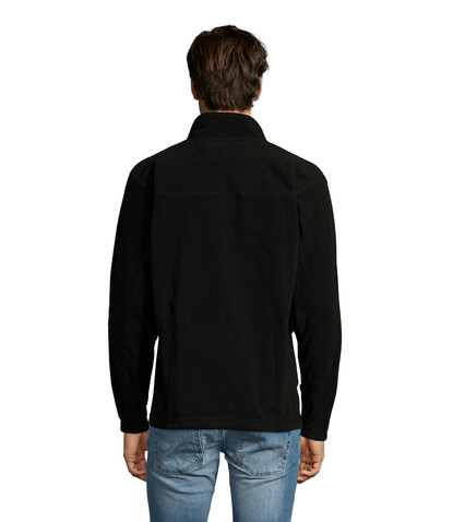 NORTH MEN Fleece-Jacke - Schwarz bedrucken, Art.-Nr. S55000-BK-L NORTH MEN Fleece-Jacke - Schwarz bedrucken, Art.-Nr. S55000-BK-L
